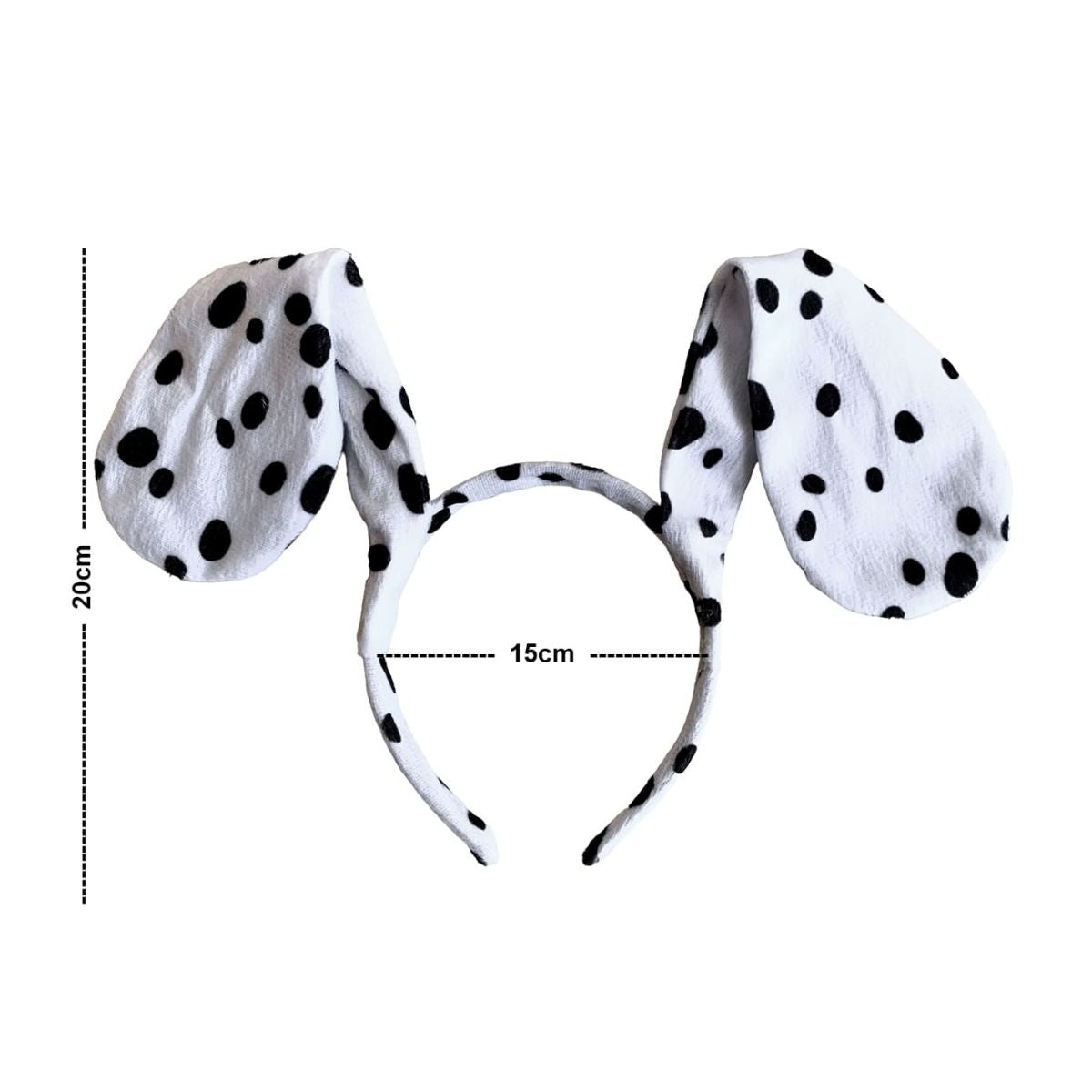 Kit Fantasia Cosplay Dálmatas - Rabo / Tiara Kit Fantasia Cosplay Dálmatas - Rabo / Tiara